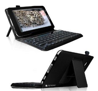 SANOXY Built in Wireless Bluetooth Keyboard Stand Case for Google Nexus 7 (BLACK): Computers & Accessories