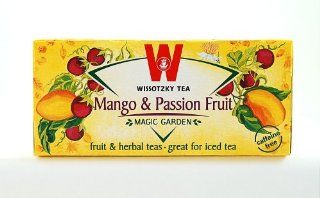 WISSOTZKY Mango & Passion Fruit, 1.55 Ounce Boxes (Pack of 6) : Herbal Teas : Grocery & Gourmet Food