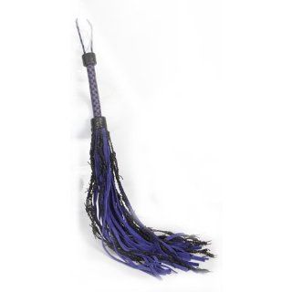 Barbed Wire Flogger   Purple/ Black: Health & Personal Care