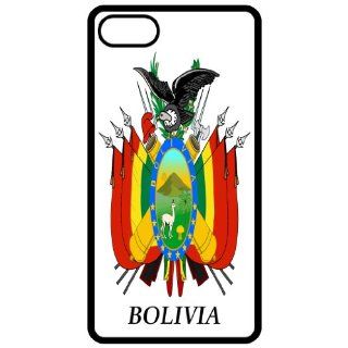 Bolivia   Coat Of Arms Flag Emblem Black Apple Iphone 4   Iphone 4s Cell Phone Case   Cover: Cell Phones & Accessories