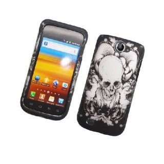 Samsung Galaxy Exhibit 4G T679 SGH T679 Black White Skull Angel Cover Case Cell Phones & Accessories