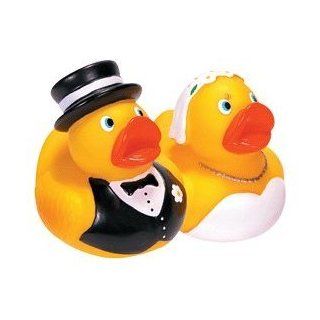 Schylling Bride & Groom Rubber Duck Set: Toys & Games