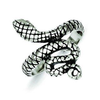 Sterling Silver Snake Toe Ring: Jewelry