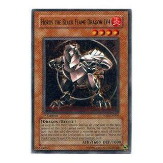 Horus The Black Flame Dragon LV4   Soul of the Duelist   Rare [Toy]: Toys & Games
