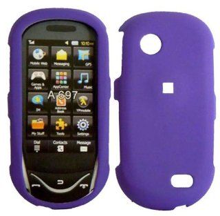 Dark Purple Hard Case Cover for Samsung Sunburst A697: Cell Phones & Accessories