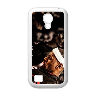 Custom Cover Dust proof Back Case Fit Samsung Galaxy S4 Mini i9192/i9198 Cellphone Printed Picture Of NBA Star lebron james Series Eight White Shell(TPU) Cell Phones & Accessories