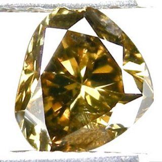 0.4 Ct. Imperial Champagne Diamond Aaa Luster Fancy Cut with Glc Certificate: Jewelry