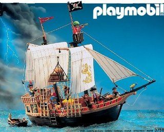 Playmobil Old Tile Pirate Ship: Toys & Games