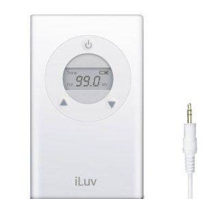 iLuv I701 Digital FM Radio Transmitter (White) : MP3 Players & Accessories