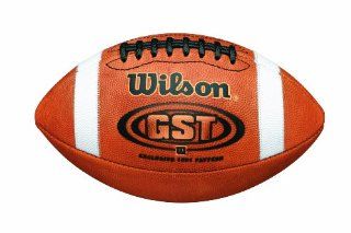 Wilson GST 1004 Pro Pattern Official Football : Sports & Outdoors