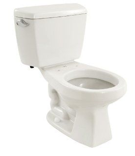 TOTO CST703X.10 01 Round Bowl and Tank with 10 Inch, Cotton White   Two Piece Toilets  