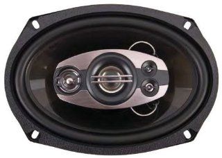 Power Acoustik CF 694 6"x9" 380W 4 Way Crypt Series Car Audio Speakers: Electronics