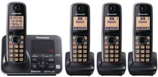 Panasonic KX TG7624SK Dect 6.0 Link to Cell Bluetooth Cordless Phone with 4 Handset : Cordless Telephones : Office Products