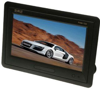 Absolute PHM 709 (Black) 7" TFT LCD Headrest Monitor w/ Remote (PHM709) : Vehicle Headrest Video : Car Electronics