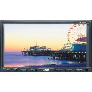 JVC KW AVX710 7 Inch In Dash Double DIN CD/DVD/MP3/iPod Bluetooth Ready Touchscreen Receiver : Vehicle Dvd Players : Car Electronics