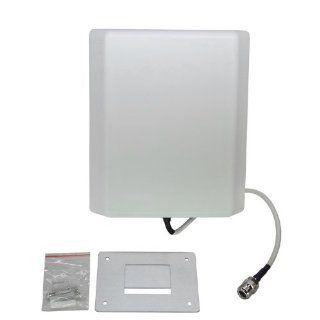 Premiertek ANT P702707 Wide Band 698 2700MHz 5dBi/7dBi Wall Mount Directional Panel Antenna N Female for Phones   Non Retail Packaging   Beige: Cell Phones & Accessories