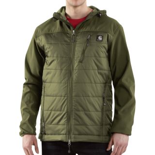 Carhartt Soft Shell Hybrid Jacket — Army Green, Model J294  Jackets