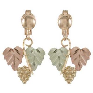 gold grape cluster clip on earrings orig $ 139 00 now $ 118 15 take up