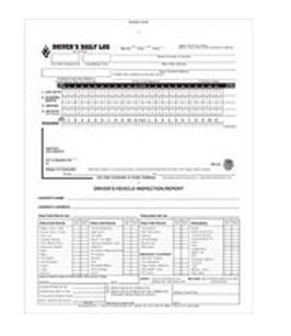 J.J. Keller 8530 2 in 1 Driver's Daily Log Book with Detailed DVIR: Automotive