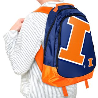 Forever Collectibles Ncaa Illinois Fighting Illini 19 inch Structured Backpack