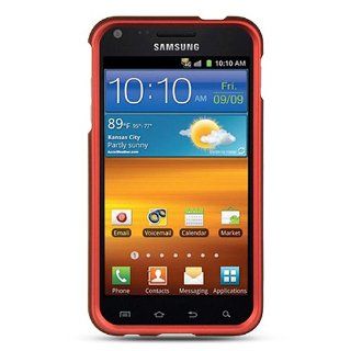 Red Hard Cover Case for Samsung Galaxy S2 S II Sprint Boost Virgin SPH D710 Epic Touch 4G P 33: Cell Phones & Accessories