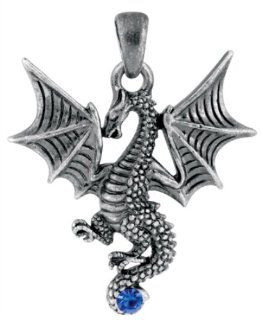 New Blue Tatsu Dragon Pendant Collectible Accessory Serpent Necklace: Summit: Jewelry
