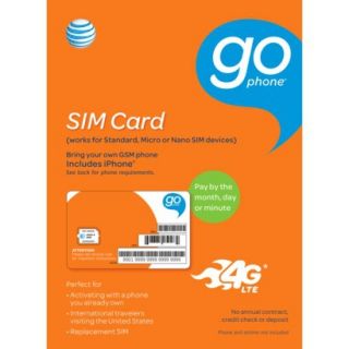 AT&T GoPhone® Sim Card 4G LTE