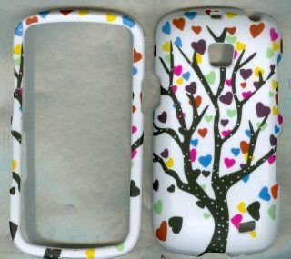 Hearts Love Tree Design Protector Case for Samsung Galaxy Proclaim Sch s720c: Cell Phones & Accessories