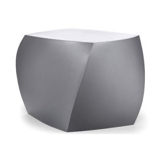Heller Frank Gehry Left Twist Cube 1016 Finish: Silver Grey