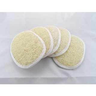 Wholesale Lot of 100 Pcs. Natural Loofah Luffa Loofa Body Scrub Pads Bath Shower Sponge 4" X 5.5" 