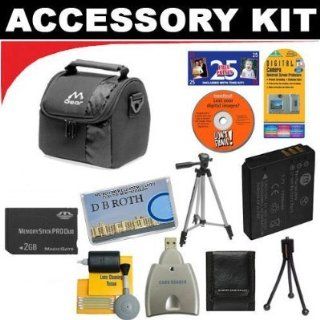 2GB DB ROTH Deluxe Accessory kit For The Sony Cybershot DSC W7, DSC W5, DSC W1, DSC S800, DSC S730, DSC S700, DSC S650, DSC S600, DSC S60, DSC S40, DSC S90 Digital Cameras : Camera & Photo