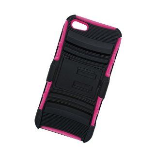 Vibe VAUIP5 742 BPNK Heavy Duty Swivel Holster Case   Retail Packaging   Pink: Cell Phones & Accessories