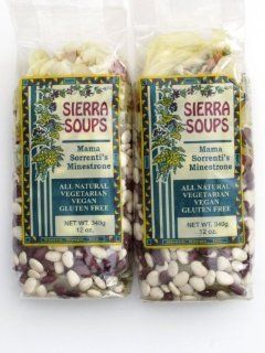 All Natural Gluten Free Vegetarian Vegan Mama Sorrenti's Minestrone Mix Pack of 2 340 g 12 oz each : Dried Kidney Beans : Grocery & Gourmet Food
