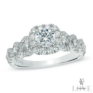 Vera Wang LOVE Collection 1 1/4 CT. T.W. Diamond Frame Engagement Ring