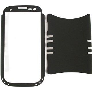 Cell Armor I747 RSNAP A008 G Rocker Series Snap On Case for Samsung Galaxy S3   Retail Packaging   Rubberized Snap On, Black: Cell Phones & Accessories