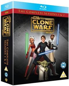 Star Wars: The Clone Wars   Seasons 1 2 Complete      Blu ray