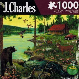 The Art of J. Charles   "Cabin Fever": Toys & Games