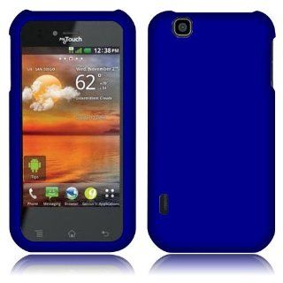 LG myTouch E739 Dark Blue Rubberized Cover: Cell Phones & Accessories