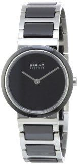 Bering Time 10729 742 Ladies Ceramic Black Silver Watch: Watches