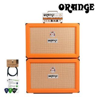 Orange Tiny Terror TT15H and 2  PPC212 Cabinets with FREE Micro Crush Amp Offer   Includes: 10ft Cable and Pick Sampler: Musical Instruments