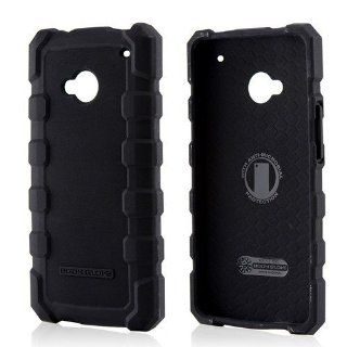 Body Glove Black DropSuit Crystal Silicone Case w/ Textured Lines for HTC One: Cell Phones & Accessories