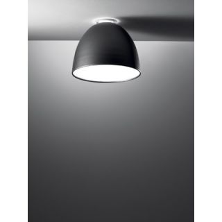 Artemide Nur Mini Ceiling Light USC A244 Finish: Grey, Bulb Type: 150W Halogen