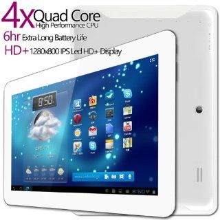 G Tab Iota Quad Core Android Tablet PC [10.1 Inch IPS, 8GB, Wi Fi, Bluetooth] (White) : Computers & Accessories