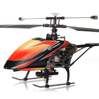 WLToys 16" V912  V2 4 Channel 2.4G RC Helicopter RTF with Camera: Toys & Games