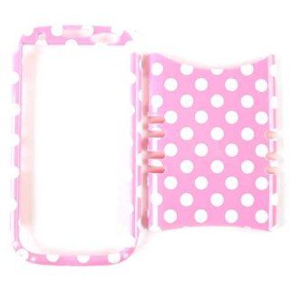 Cell Armor I747 RSNAP TP1645 Rocker Snap On Case for Samsung Galaxy S3 I747   Retail Packaging   White Dots on Pink Cell Phones & Accessories