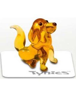RUF The Golden Retriever   Tynies Miniature Glass Figurine: Toys & Games