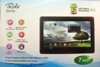 Irola 7" Android 4.2 DX752 Tablet PC Capacitive Multi Touch Screen 4GB Memory 512MB DDR5: Computers & Accessories