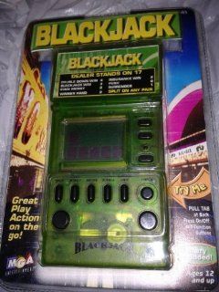 MGA Mini Vegas Blackjack Pocket Casino Electronic Handheld Game Micro Games of America: Toys & Games