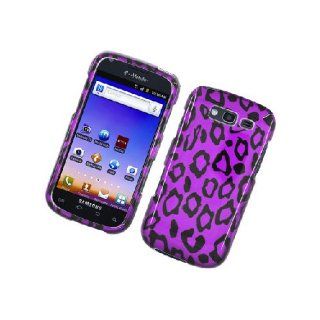 Samsung Galaxy S Blaze 4G T769 SGH T769 Purple Leopard Skin Print Cover Case: Cell Phones & Accessories