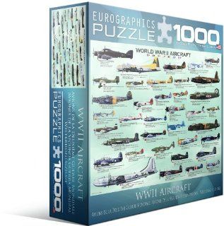 World War II Aircraft Puzzle, 1000 Piece: Toys & Games